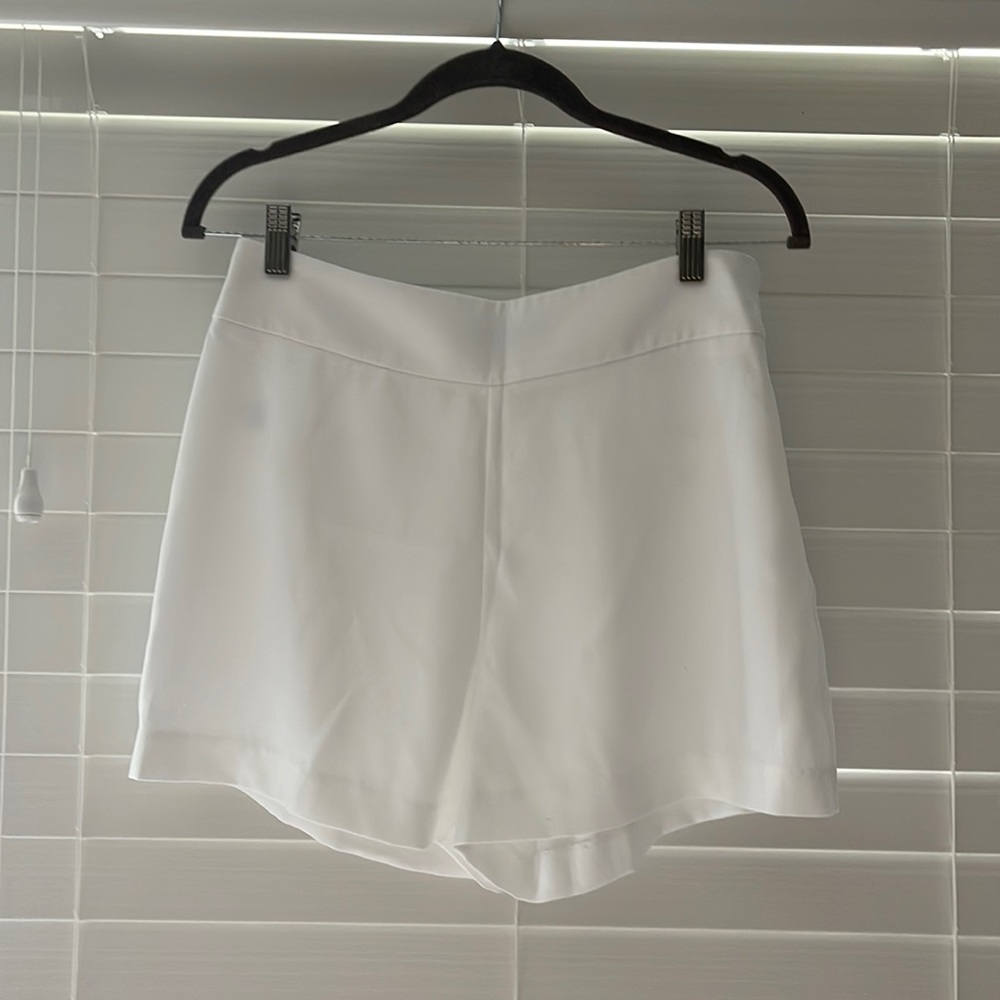 Never worn size 4 sheer white shorts